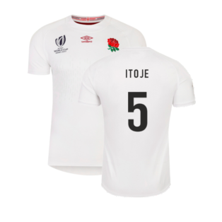 England RWC 2023 Home Pro Rugby Jersey (Itoje 5)