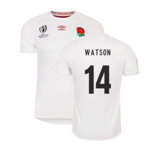 England RWC 2023 Home Pro Rugby Jersey (Watson 14)