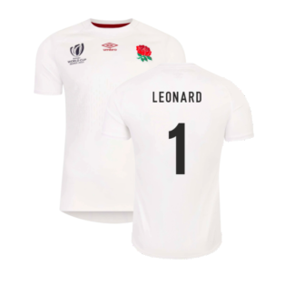 England RWC 2023 Home Replica Rugby Shirt (Leonard 1)