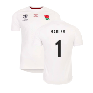 England RWC 2023 Home Replica Rugby Shirt (Marler 1)