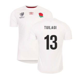 England RWC 2023 Home Replica Rugby Shirt (Tuilagi 13)
