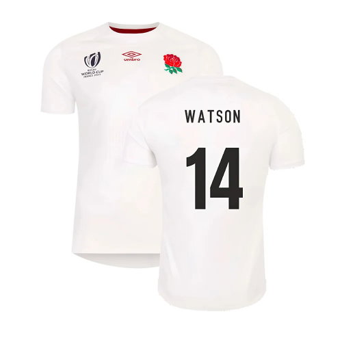 England RWC 2023 Home Replica Rugby Shirt (Watson 14)