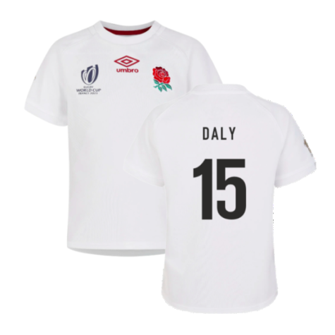 England RWC 2023 Home Rugby Infant Kit (Daly 15)