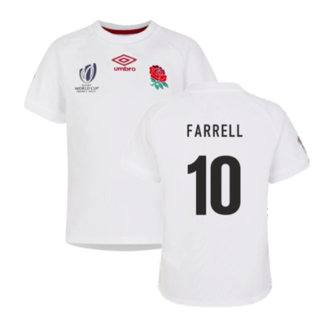 England RWC 2023 Home Rugby Infant Kit (Farrell 10)