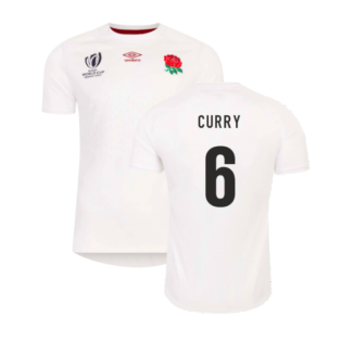 England RWC 2023 Home Rugby Jersey (Kids) (Curry 6)