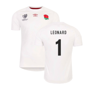 England RWC 2023 Home Rugby Jersey (Kids) (Leonard 1)