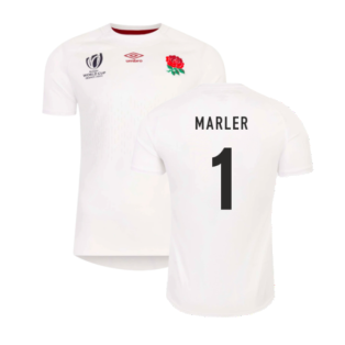 England RWC 2023 Home Rugby Jersey (Kids) (Marler 1)