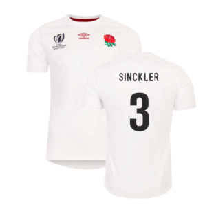 England RWC 2023 Home Rugby Jersey (Kids) (Sinckler 3)