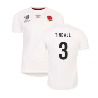 England RWC 2023 Home Rugby Jersey (Kids) (Tindall 3)