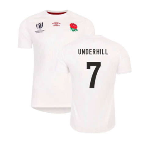 England RWC 2023 Home Rugby Jersey (Kids) (Underhill 7)