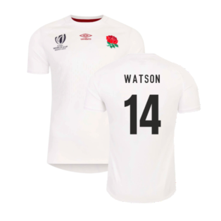England RWC 2023 Home Rugby Jersey (Kids) (Watson 14)