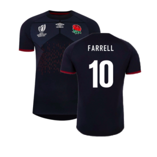 England RWC 2023 Rugby Alternate Jersey (Farrell 10)