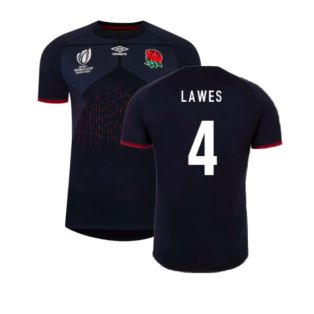 England RWC 2023 Rugby Alternate Jersey (Lawes 4)