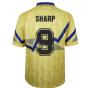 Everton 1990 Away Retro Football Shirt (Sharp 9)