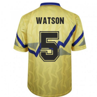Everton 1990 Away Retro Football Shirt (Watson 5)