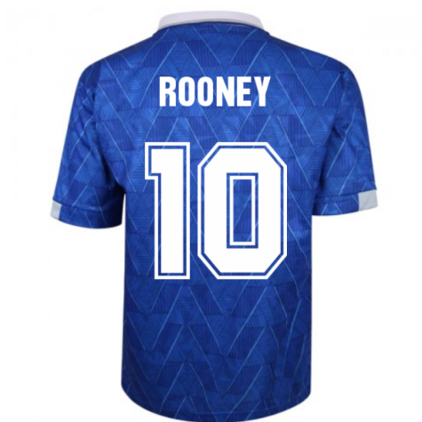Everton 1990 Home Retro Football Shirt (ROONEY 10)