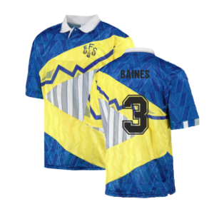 Everton 1990 Mash Up Retro Football Shirt (BAINES 3)
