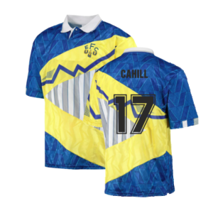 Everton 1990 Mash Up Retro Football Shirt (CAHILL 17)