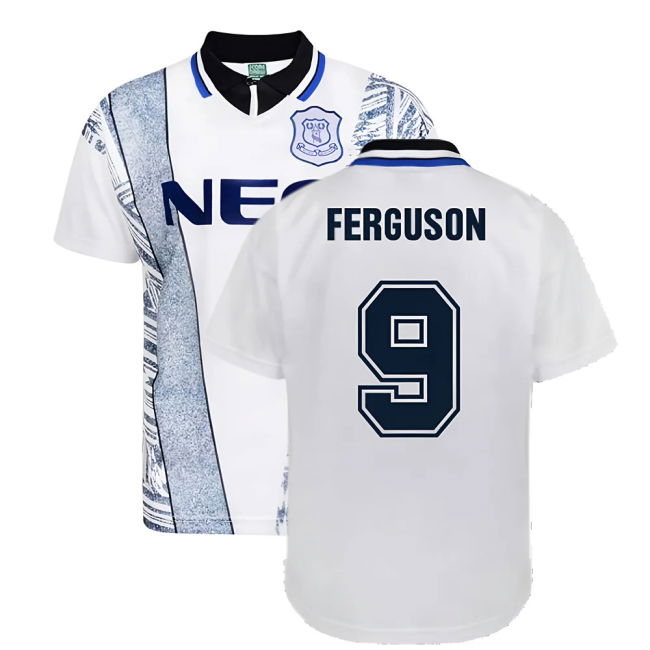 Everton 1995 Away Retro Shirt (Ferguson 9)
