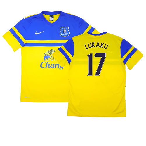 Everton 2013-14 Away Shirt (S) ((Excellent) S) (Lukaku 17)  Everton 2013-14 Away Shirt (S) ((Excellent) S) (Lukaku 17)