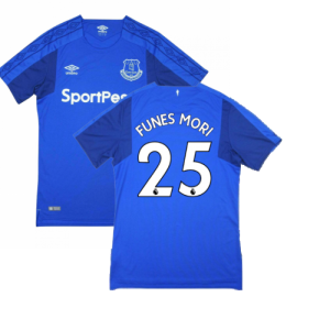 Everton 2017-18 Home Shirt (Good Condition) (L) (Funes Mori 25)