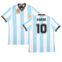 False Nein Argentina Home Vintage Shirt (AGUERO 10)