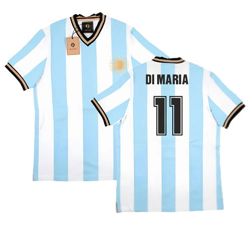 False Nein Argentina Home Vintage Shirt (DI MARIA 11)