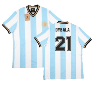 False Nein Argentina Home Vintage Shirt (DYBALA 21)
