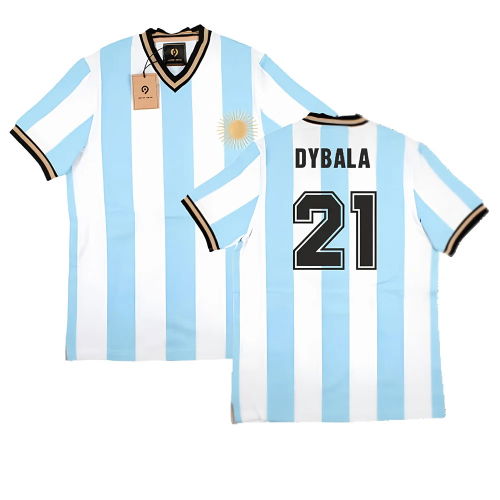 False Nein Argentina Home Vintage Shirt (DYBALA 21)