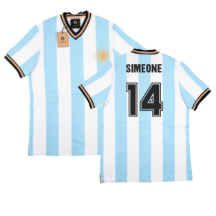 False Nein Argentina Home Vintage Shirt (SIMEONE 14)