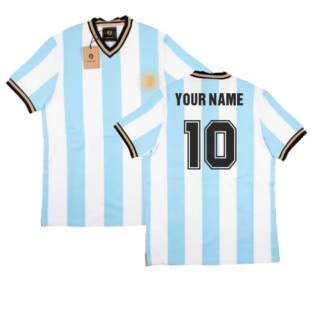 False Nein Argentina Home Vintage Shirt (Your Name)