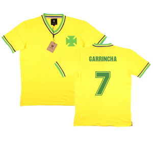 False Nein Brazil Home Football Shirt (GARRINCHA 7)