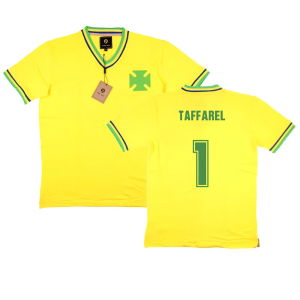 False Nein Brazil Home Football Shirt (TAFFAREL 1)