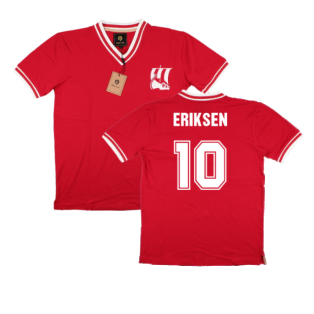 False Nein Denmark Home Shirt (ERIKSEN 10)