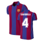FC Barcelona 1980 - 81 Retro Football Shirt (GUARDIOLA 4)