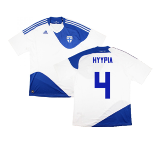 Finland 2010-11 Home Shirt ((Excellent) XL) (HYYPIA 4)