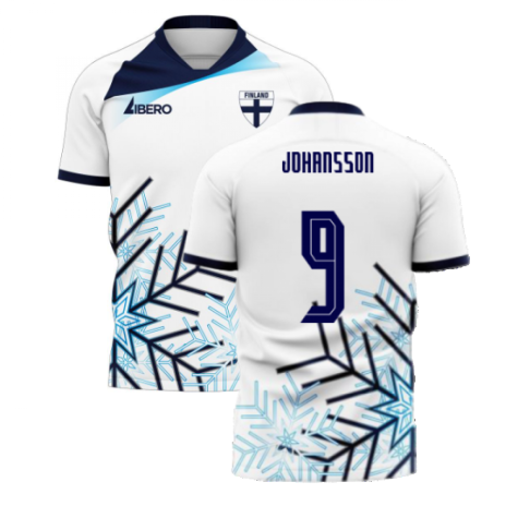 Finland 2023-2024 Home Concept Football Kit (Libero) (JOHANSSON 9)