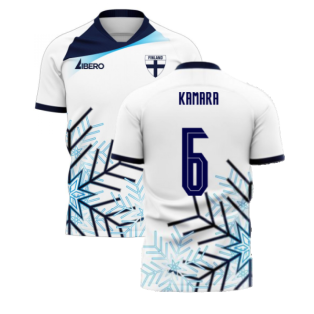 Finland 2022-2023 Home Concept Football Kit (Libero) (KAMARA 6)