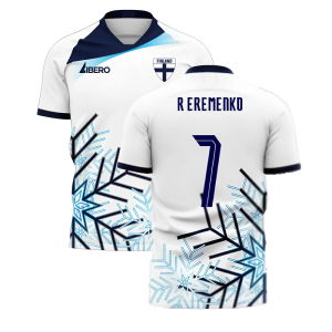 Finland 2025-2026 Home Concept Football Kit (Libero) (R EREMENKO 7)