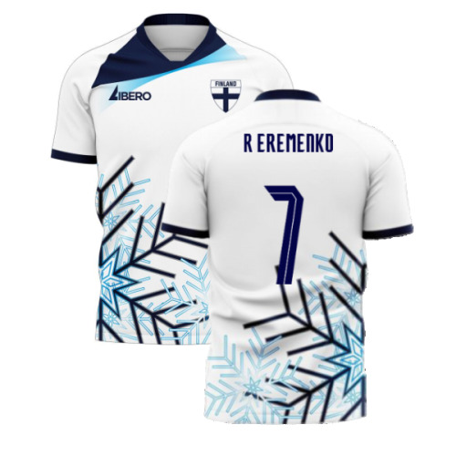 Finland 2025-2026 Home Concept Football Kit (Libero) (R EREMENKO 7)