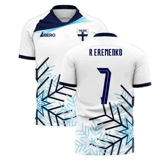 Finland 2025-2026 Home Concept Football Kit (Libero) (R EREMENKO 7)