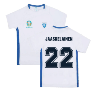 Finland 2021 Polyester T-Shirt (White) - Kids (JAASKELAINEN 22)