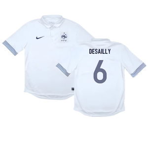 France 2012-13 Away Shirt ((Good) M) (DESAILLY 6)