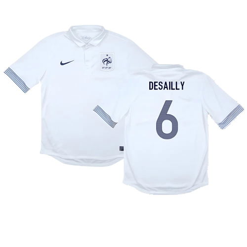 France 2012-13 Away Shirt ((Good) M) (DESAILLY 6)