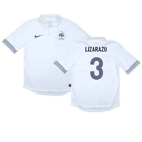 France 2012-13 Away Shirt ((Good) M) (LIZARAZU 3)