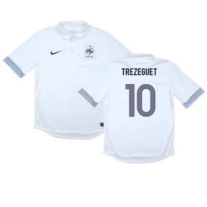 France 2012-13 Away Shirt ((Good) M) (TREZEGUET 10)