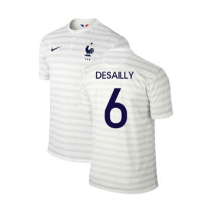 France 2014-15 Away Shirt ((Excellent) M) (Desailly 6)