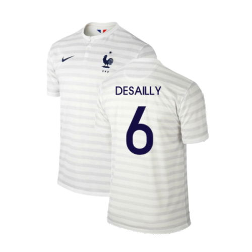 France 2014-15 Away Shirt ((Excellent) M) (Desailly 6)