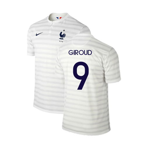 France 2014-15 Away Shirt ((Excellent) M) (Giroud 9)