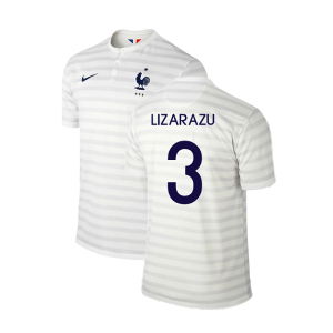 France 2014-15 Away Shirt ((Excellent) M) (Lizarazu 3)